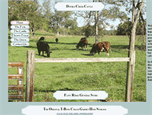 Tablet Screenshot of doublecreekcattle.com